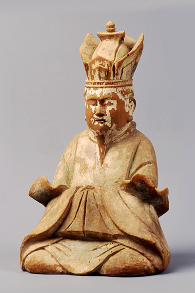 摜FSeated Statue of Shinto God