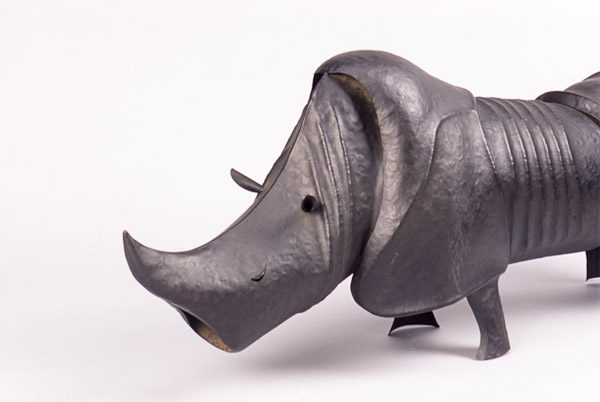 Rhinoceros Wrought copper