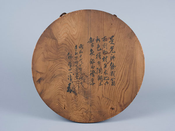 神儒仏図木彫り丸額