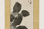  与謝蕪村「紫陽花図」 写真